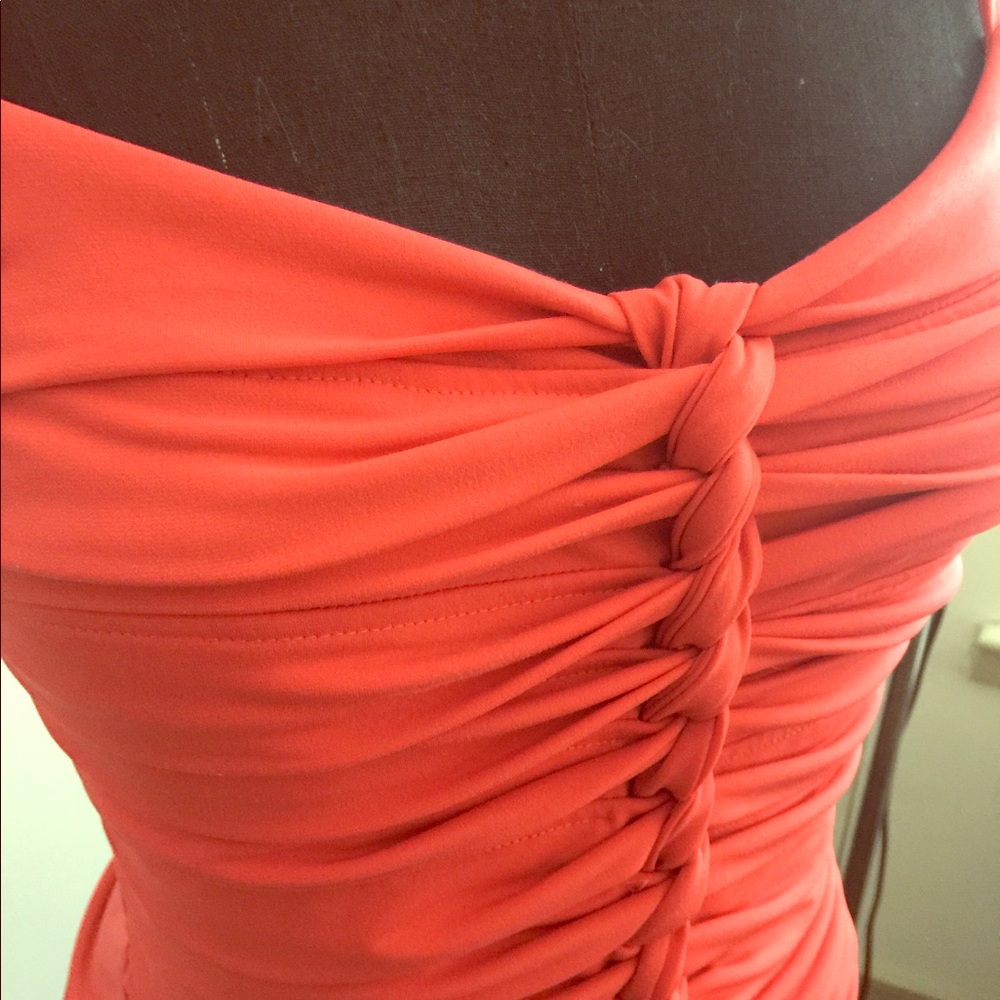 Cache knotted tank top